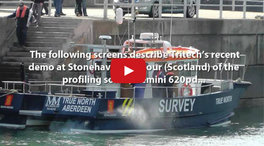 Short video showing the capabilities of Tritech's profiling sonar, Gemini 620pd as demonstrated at Stonehaven, Scotland.