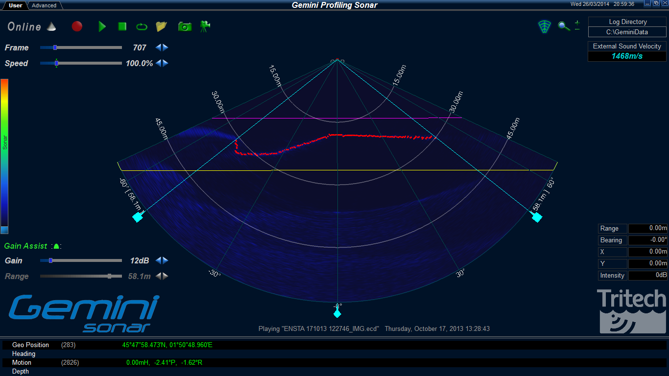 Gemini 620pd Software Screen